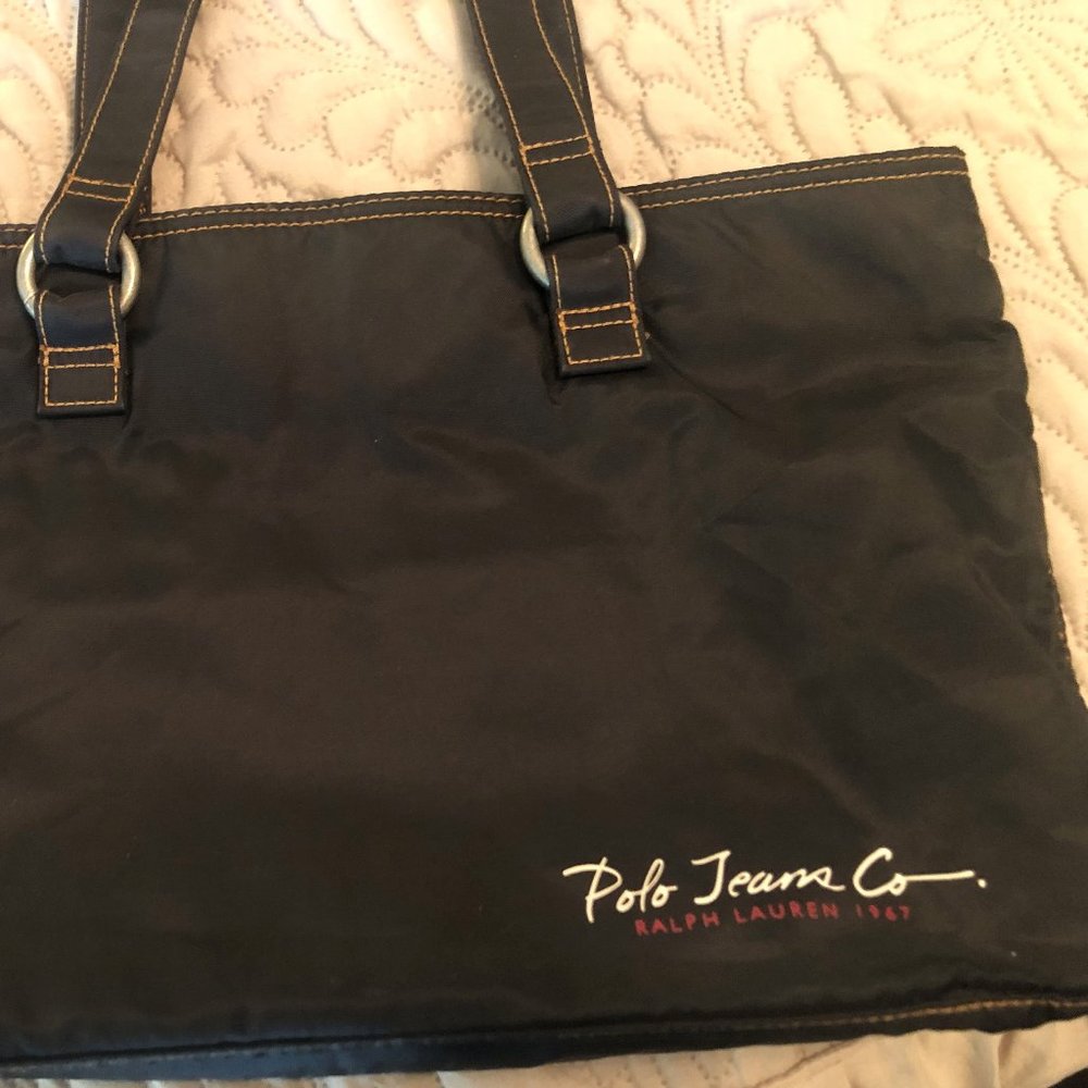 Polo Jeans Co. Ralph Lauren 1967 1990s Vintage Bag Navy